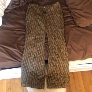 Dior flare brown pants !